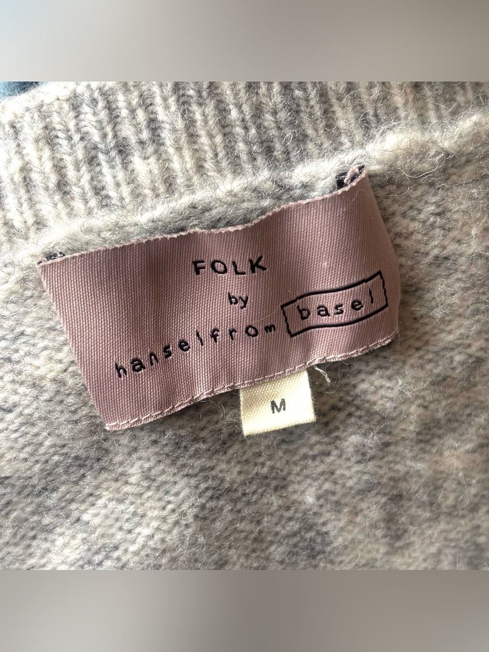 Folk By Hansel From Basel Sweater Swan Anthropologie Medium Wool Blend - Picture 10 of 11